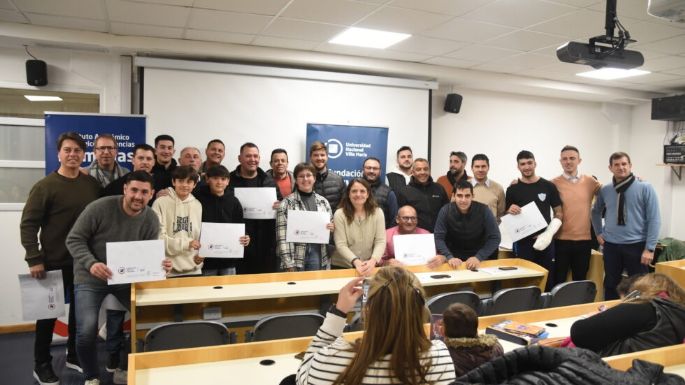 La UNVM certificó a entrenadores de fútbol