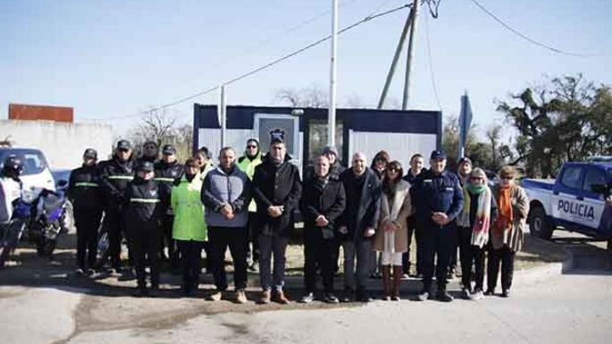 Los vecinos inauguraron la casilla de la Guardia Local
