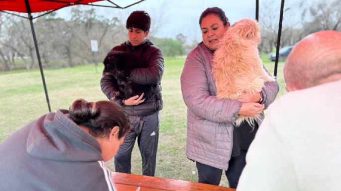 Villa Nueva: se aplicaron más de 80 dosis en una nueva jornada de vacunación antirrábica