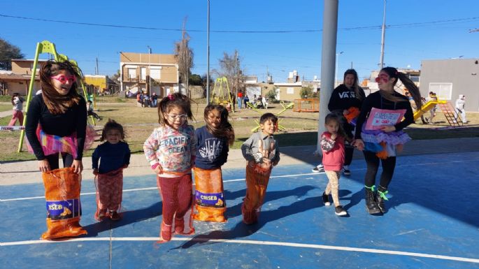 Niños disfrutaron de juegos, sorpresas y cortes de pelo