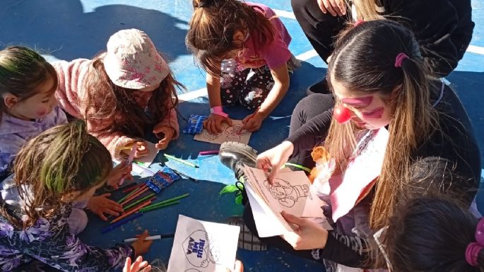 Niños disfrutaron de juegos, sorpresas y cortes de pelo