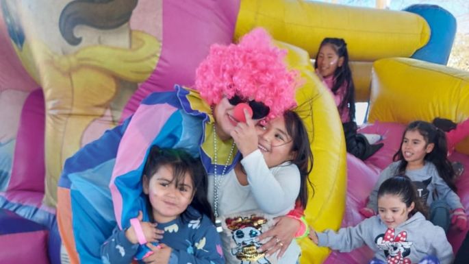 Niños disfrutaron de juegos, sorpresas y cortes de pelo