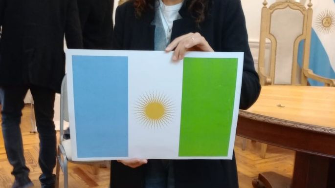 Esta es la bandera oficial de Villa María