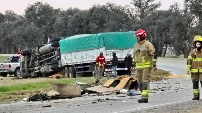 Tragedia vial cerca de Ucacha: un muerto y dos heridos en la ruta 11