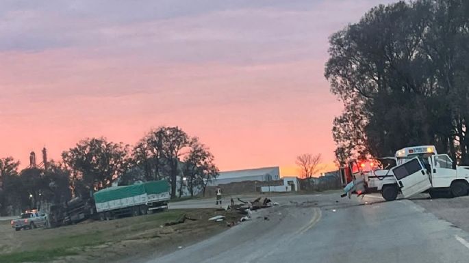 Tragedia vial cerca de Ucacha: un muerto y dos heridos en la ruta 11