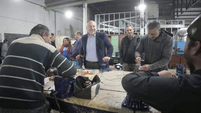 El intendente, en los talleres
