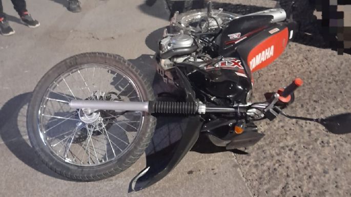Accidentes de moto y un incendio en baldío