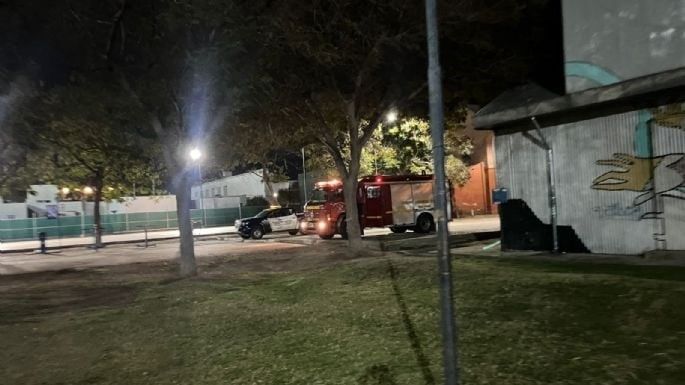 Fueron al Centro Cultural  por un incendio que no fue