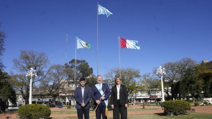 Se izó por primera vez la bandera de Villa María