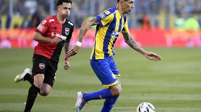 Di María le dio el triunfo a Central en el clásico rosarino