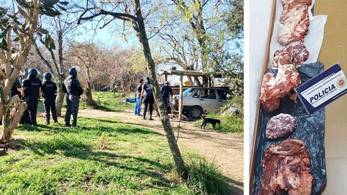 Allanaron una casa por un hecho de “abigeato”