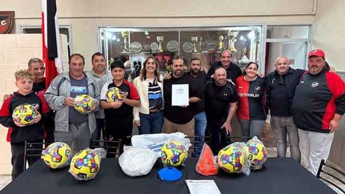 Navarro, junto a los clubes cabralenses