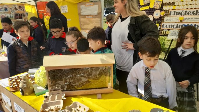Villa Nueva celebró la Feria de Ciencias con todas las escuelas en la Plaza