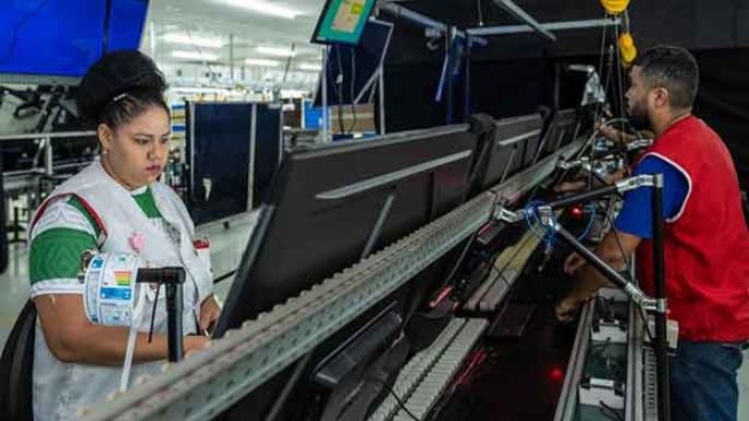 La economía brasileña generó más de 1,34 millón de empleos