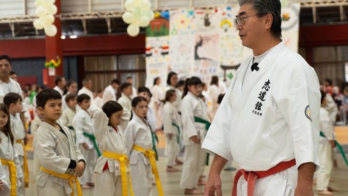 Una jornada de karate infantil