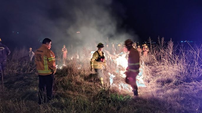 Acción inédita de Bomberos