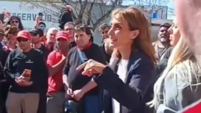 Trabajadores en huelga echaron a la senadora libertaria Florencia Arietto