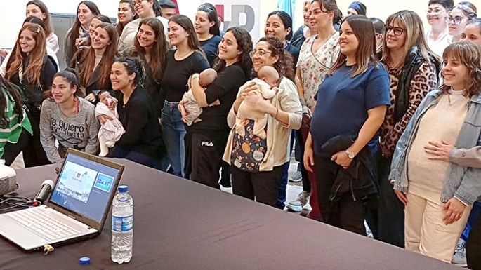 Pasó el taller en la Semana de la Lactancia Materna