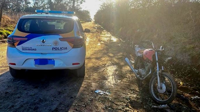 Recuperaron una moto robada