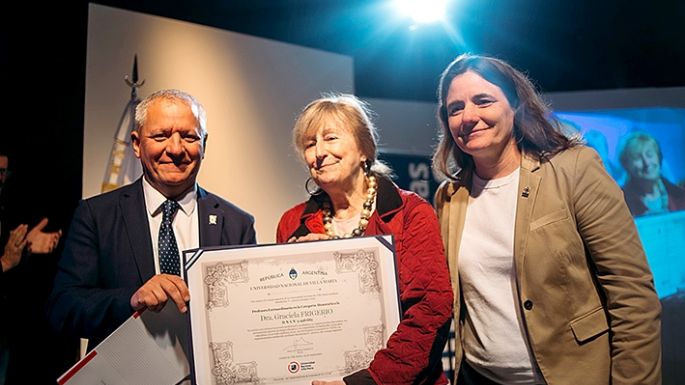 Graciela Frigerio, nueva Profesora Honoraria