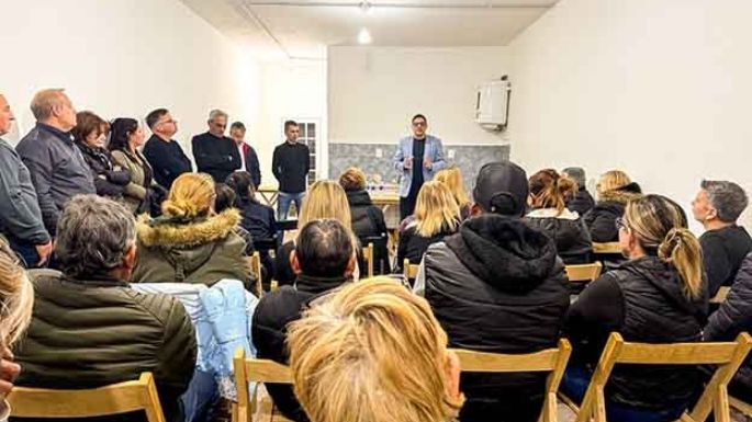 Graglia inauguró un local de campaña para la fuerza que encabeza Juan Schiaretti