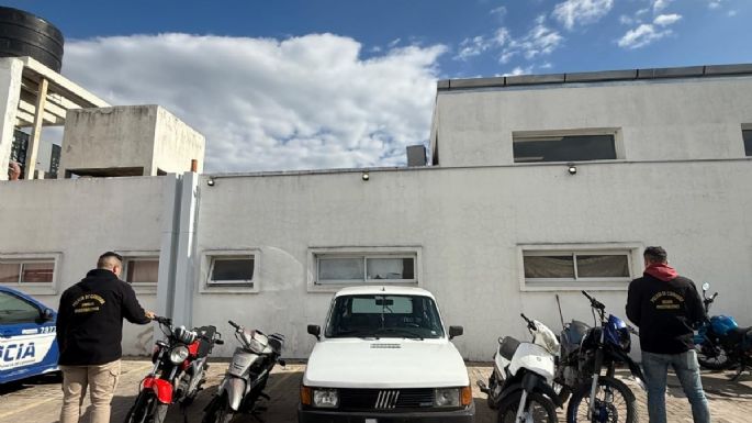 Golpe a las “bandas de motos”: múltiples allanamientos y secuestros