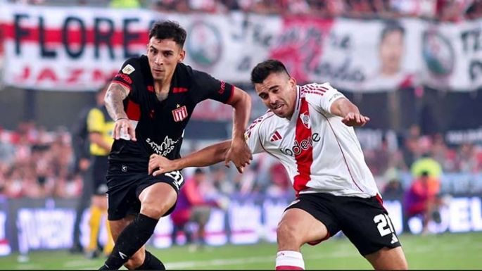 River, ante Estudiantes, pensando en el cruce con Palmeiras