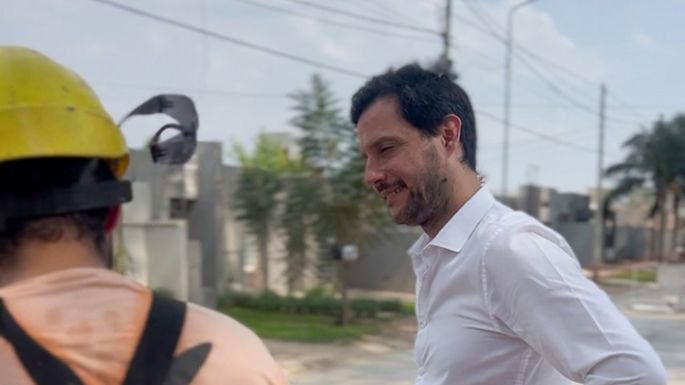 Tagni supervisó las tareas de limpieza en barrio La Floresta