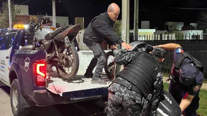 Operativos policiales en Villa María dejaron 30 aprehensiones y secuestro de armas y motos