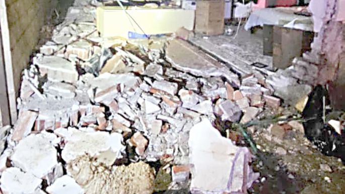 Una grave explosión