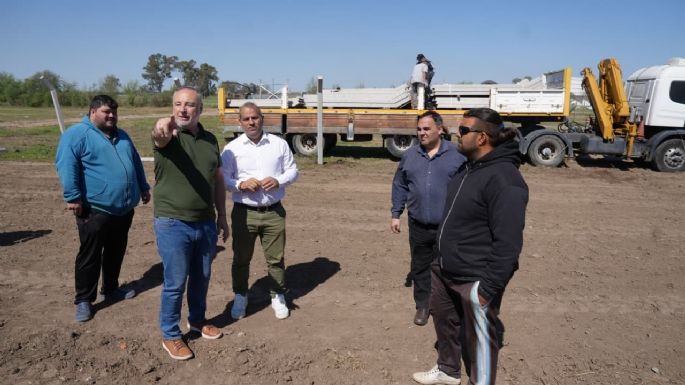 Avanzan las obras en las canchas de fútbol de Las Playas