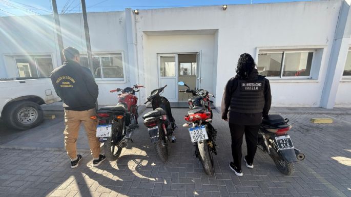 Horda de motos: un detenido, tres notificados y vehículos y celulares secuestrados