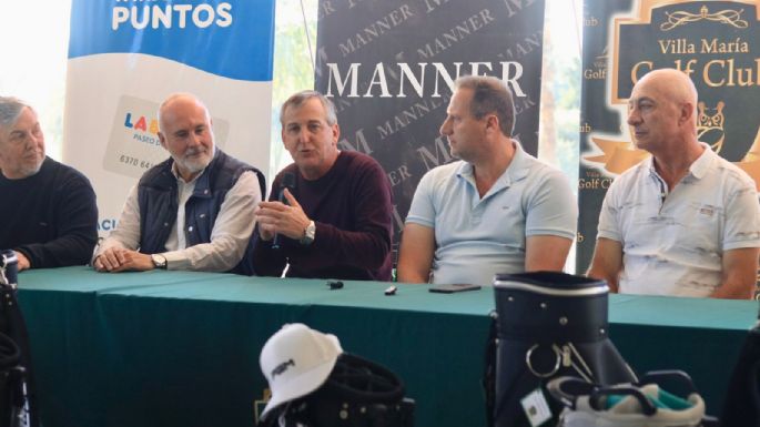Presentaron el 45º Torneo de Las Bolsas en el Villa María Golf Club