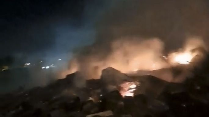Bomberos combatieron incendio en Las Acacias