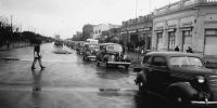 La misma avenida de nuestra ciudad, en la década del 40
