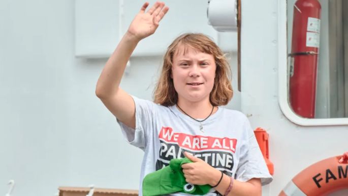 Greta Thunberg aseguró que no le teme a Israel
