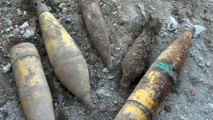 Hallaron proyectiles de guerra en una vivienda de la ciudad