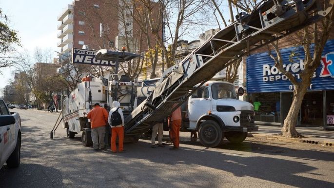 Mañana comienzan a pavimentar cuadras del centro