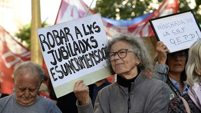 Los jubilados vuelven a marchar junto a las CTA