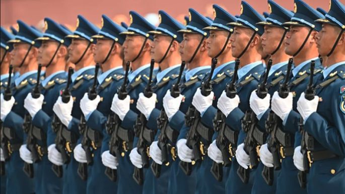 Gran desfile a 80 años de la Segunda Guerra Mundial