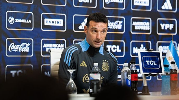Scaloni: “Esperemos que él y la gente lo disfruten”