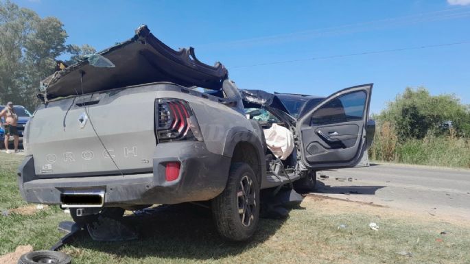 Murió el conductor que chocó de frente con una camioneta