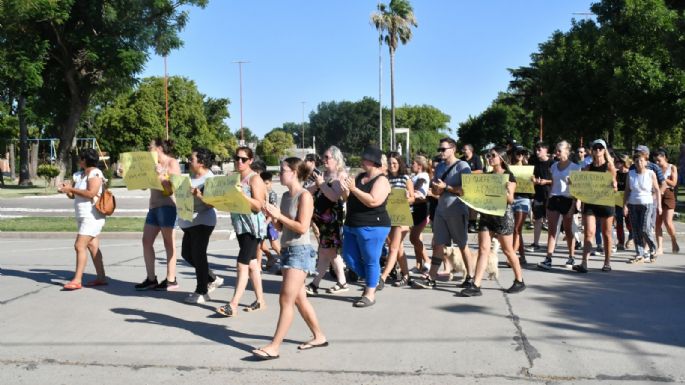 El grito de justicia sonó en  La Playosa de manera inédita