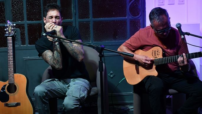 Una charla con sabor  a música