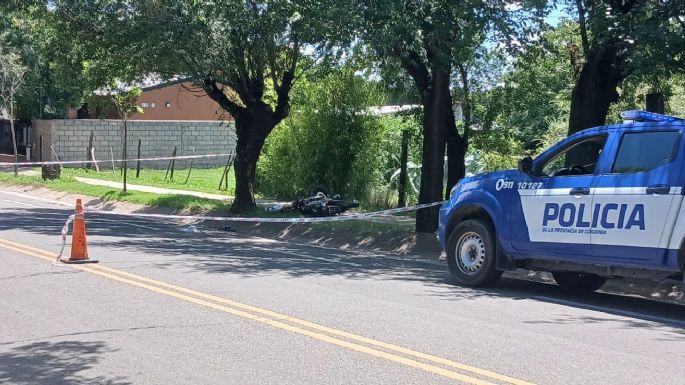 Fatal accidente en La Cumbre: murió un motociclista