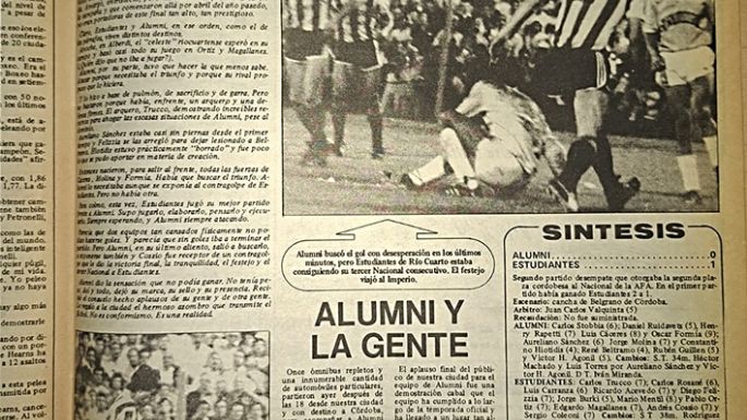 Alumni nunca volvió a estar tan cerca