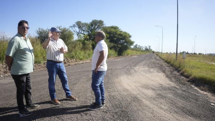 Iniciaron la mejora de 100 cuadras con material reutilizable que surgió del arreglo de otras calles