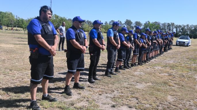 Agentes de la Guardia Local se capacitaron en el uso de armas menos letales