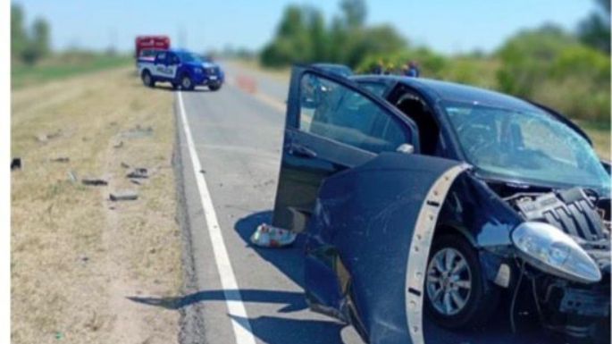 Murió una mujer tras grave choque en Ruta Provincial 6