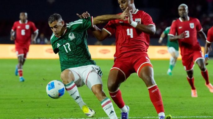 Germán Berterame fue titular en el  triunfo de México sobre Panamá